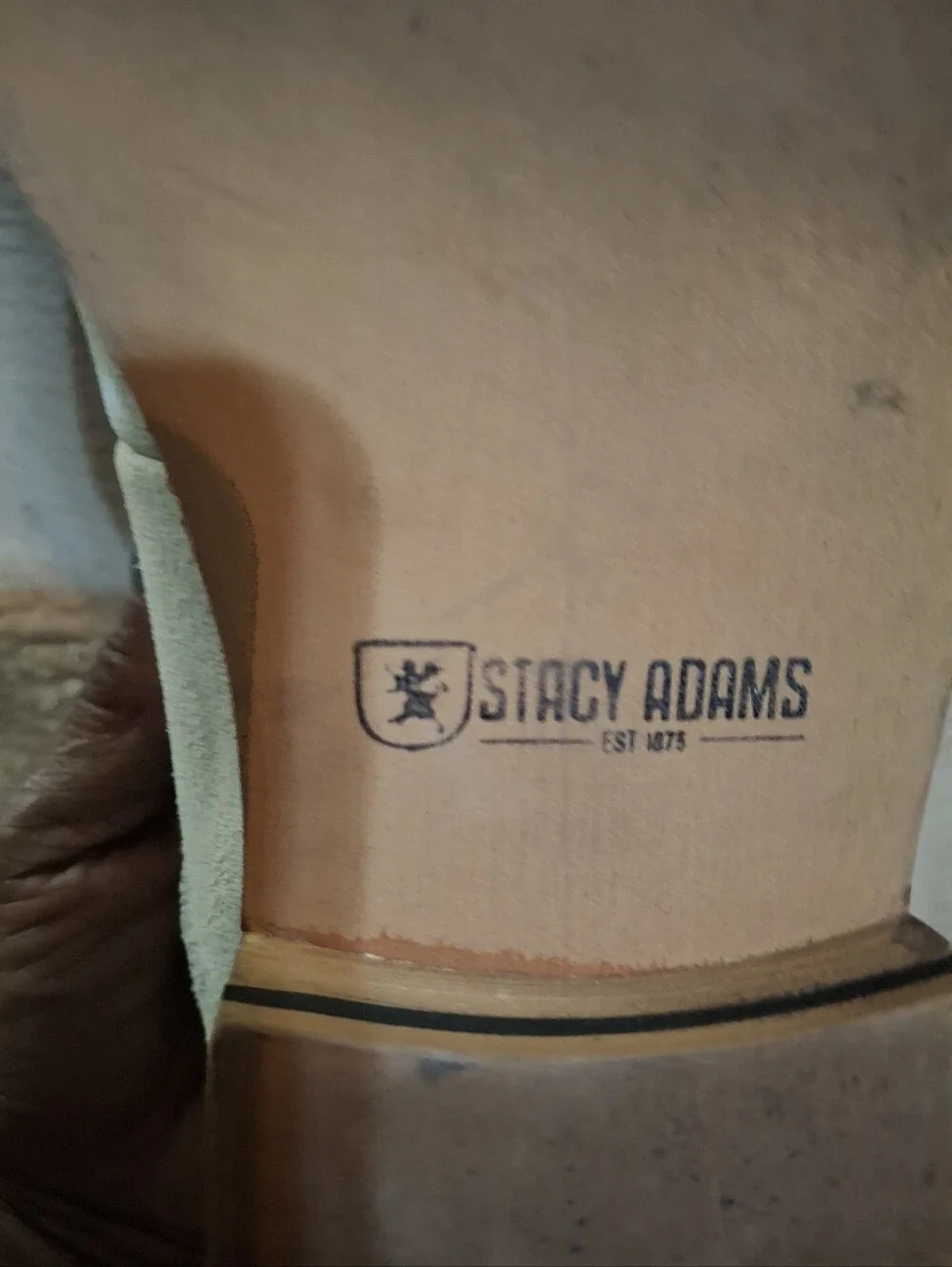 Stacy Adams Cream Suede Cap-Toe Derby Shoes